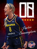 Sophie Cunningham Indiana fever WNBA Basketball Poster Large 18x24 inches, Gloss Finish